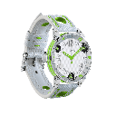 Montre Golf automatique B.R.M blanche et verte