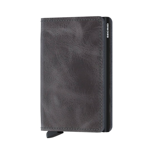 [103-16872-192] Porte-cartes slim Gris Noir