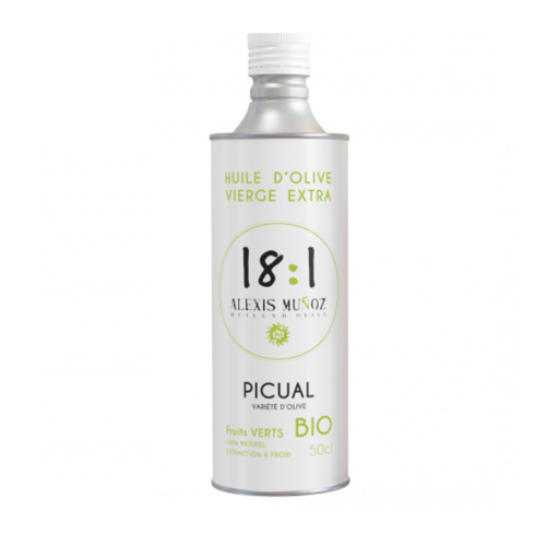 [AM1000] HUILE D'OLIVE BIO PICUAL 500 ML 18:1| ALEXIS MUÑOZ