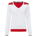 Pull over Col V pour Femme