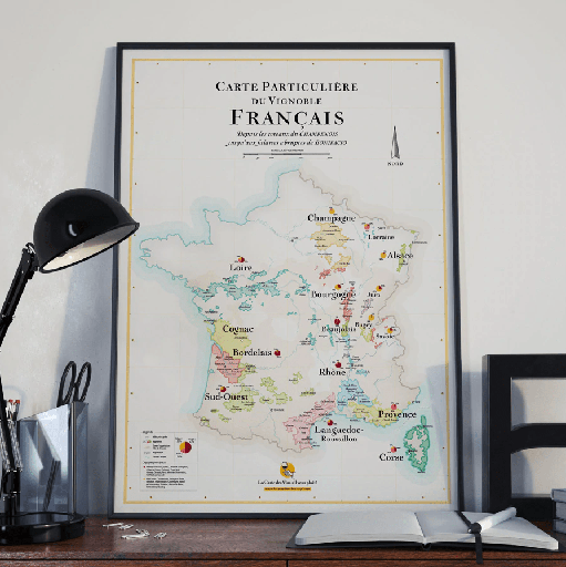 [LCDV1001] La Carte des Vins de France