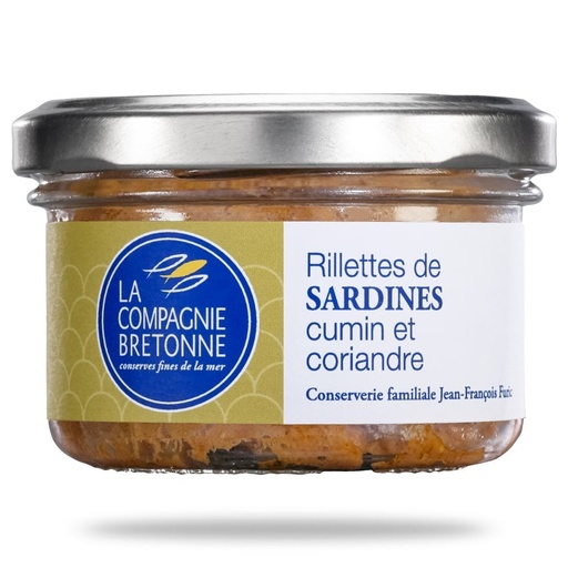 [LCB1014] Rillettes de Sardines Cumin et Coriandre 121ml