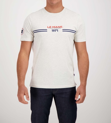 T-shirt racing 1971 Écru