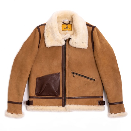 “Aviatore” B-3 Sabbia Shearling Jacket