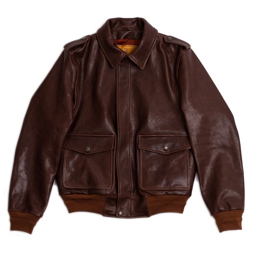 “Don Gentile” A-2 Seal Brown Flight Jacket