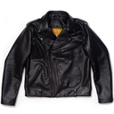 “Chiodo” Black Steerhide Leather Jacket