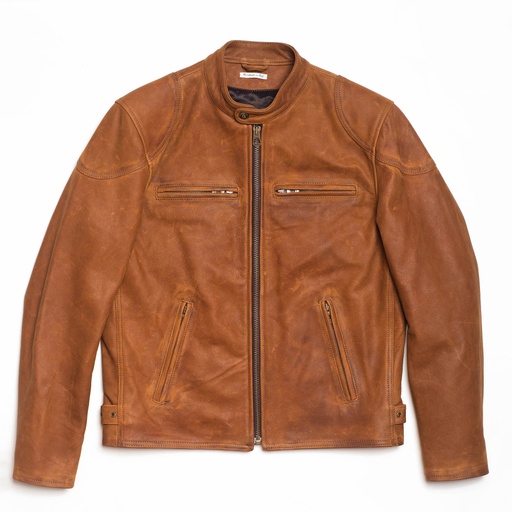 “Café Racer” Nubuck Leather Jacket