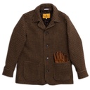 “Enzo” Pied de Poule Wool Car Coat