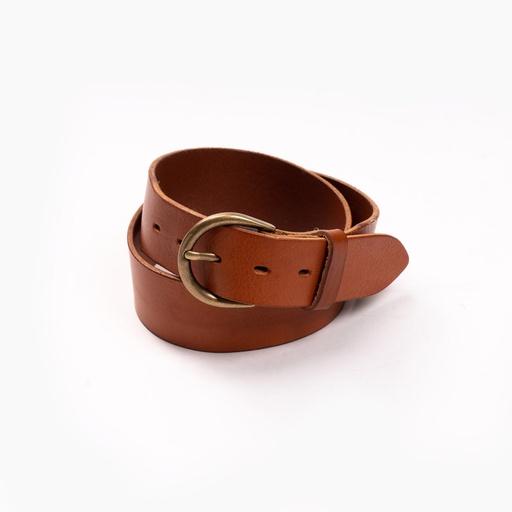 Ceinture “Mustang” Cognac Western Belt