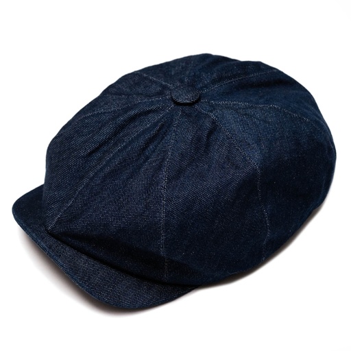 Casquette “Outlaw” Selvedge Denim 8 Panel Riders Cap