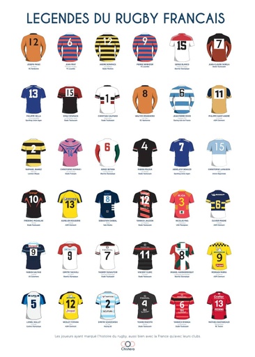Affiche Légendes du Rugby 2023