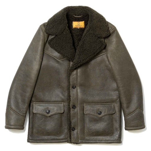 [“Ranch” Muschio Shearling Coat] Manteau “Ranch” Muschio Shearling Coat