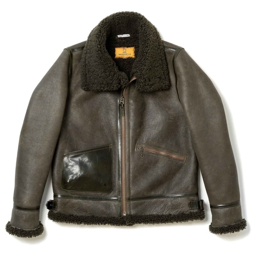 [Aviatore B3 Badalassi Muschio Shearling Jacket] Veste &quot;Aviatore&quot; B3 Badalassi Muschio Shearling Jacket