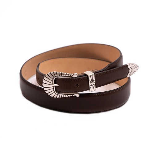 [“Wild Star” Leather Western Belt] Ceinture “Wild Star” Leather Western Belt
