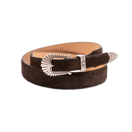 [Wild Star Suede Western Belt] Ceinture “Wild Star” Suede Western Belt