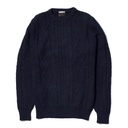 Pull "Steve" Navy Blue Merino Wool Sweater