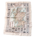 Foulard en soie "Distillery Map of Scotland"